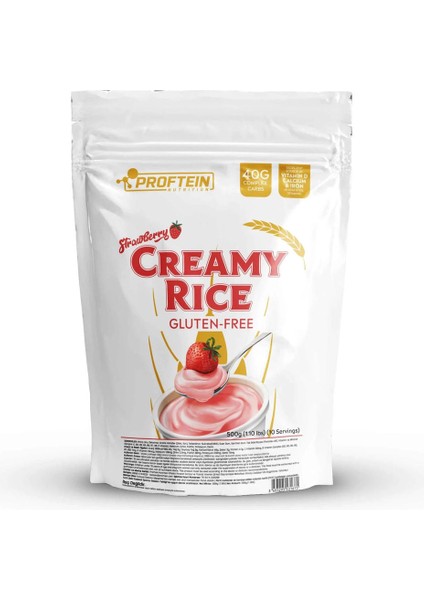 Proftein Cream Of Rice Cream Aromalı Pirinç Unu Yüksek Protein + Karbonhidrat 500 Gram fiyatları