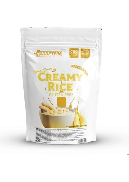 Proftein Cream Of Rice Cream Aromalı Pirinç Unu Yüksek Protein + Karbonhidrat 500 Gram modelleri
