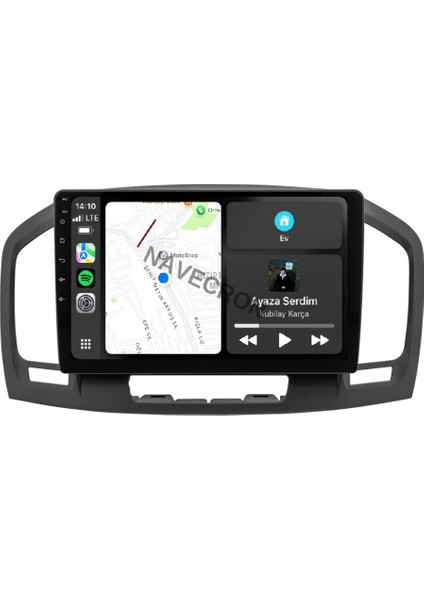 Opel Insıgnıa 2009-12 9" Içerden Ekran Tuşlu Uyumlu Androıd Multimedya Gerçek 2/32 Kablosuz Carplay Geri Görüş Kameralı