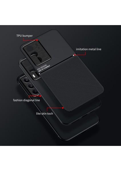 Realme C75 4g Kılıfı, Şık Moire Gömülü Demir Plaka Halkasız Braketli Telefon Kılıfı-Kırmızı (Yurt Dışından) fiyatları