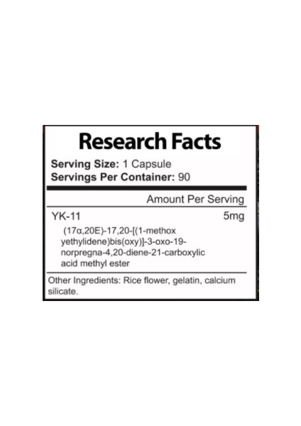 Myo Sarms - YK11 - 90 Kapsül - Usa (Yetkili Satıcı) fiyatları