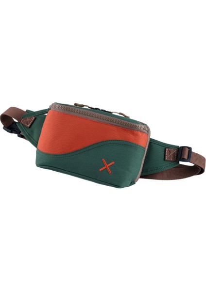 Yeşil Turuncu Kanvas Unisex Göğüs ve Bel Çantası indirimleri