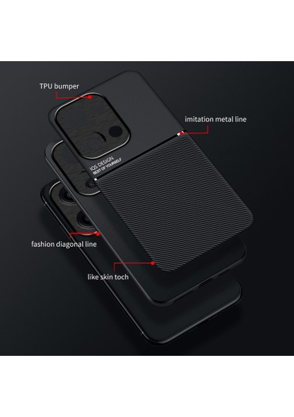 Oppo RENO13 Pro Kılıfı, Şık Moire Gömülü Demir Plaka Halkasız Braketli Telefon Kılıfı-Yeşil (Yurt Dışından) fiyatları