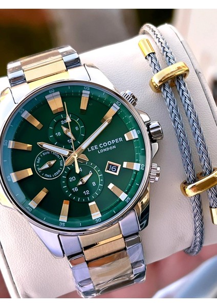 Italyan Tasarım Bileklik Hediyeli 2 Yıl Garantili 5 Atm Erkek Kol Saati ELC.08327.270