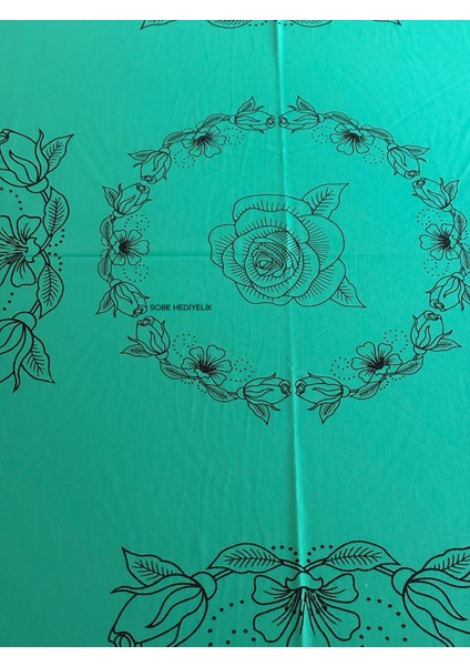 Kolay Temizlenebilir Renkli Çiçek Desenli Dikdörtgen Masa Örtüsü 220X150 cm – Şık, Lüks ve Çeyizlik Model fırsatları