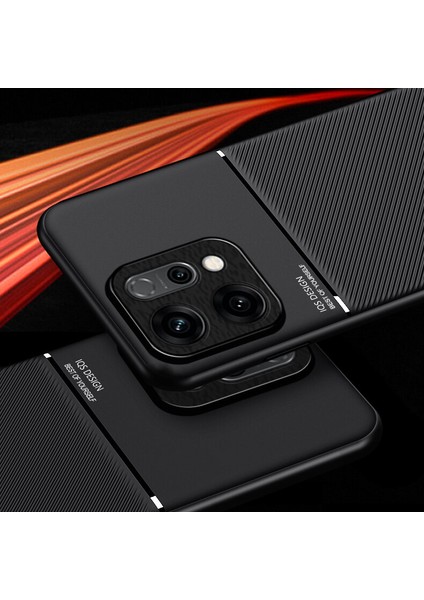 Oppo RENO14 Kılıfı, Şık Moire Gömülü Demir Plaka Halkasız Braketli Telefon Kılıfı-Siyah (Yurt Dışından) indirimleri