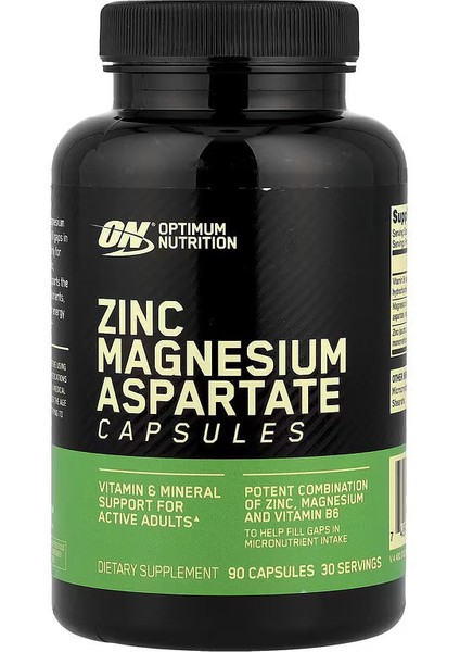 Zinc Çinko Magnesium Aspartate 90 Caps