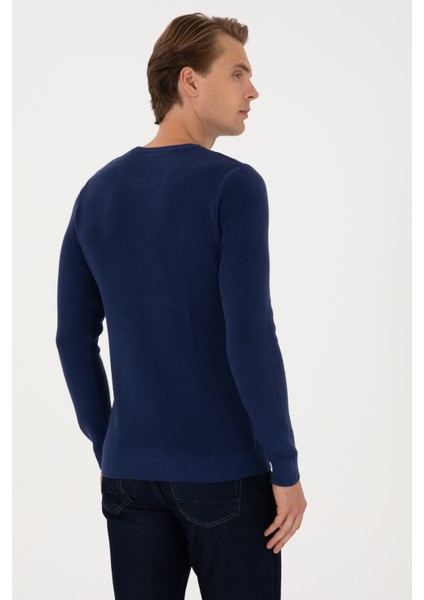 Erkek Indigo Kazak /triko 50313667-VR028 indirimleri