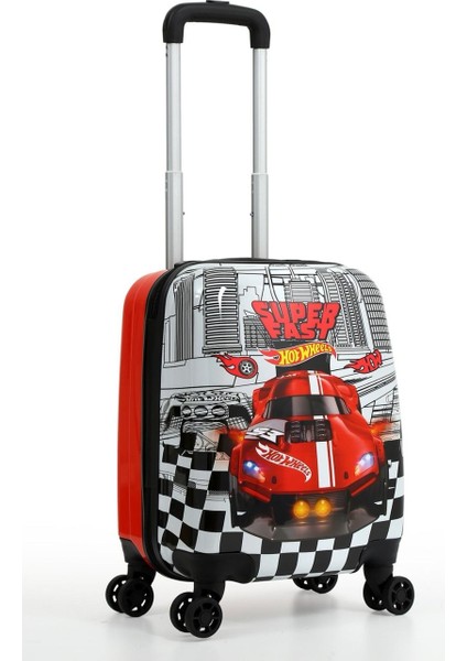 Kids Hotwheels Desenli Çocuk Valizi Darbeye Dayanıklı fiyatları