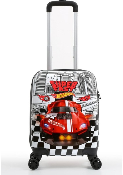 Kids Hotwheels Desenli Çocuk Valizi Darbeye Dayanıklı fırsatları