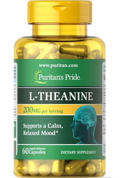 L-Theanine 200 Mg 60 Caps