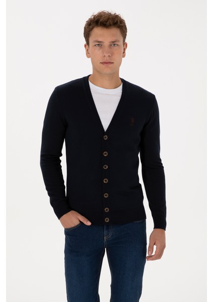 Erkek Lacivert Hırka (Triko) 50313702-VR033