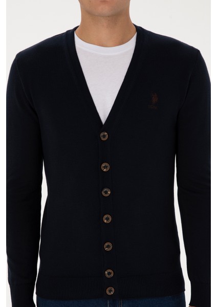 Erkek Lacivert Hırka (Triko) 50313702-VR033