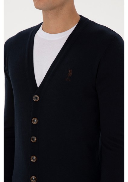 Erkek Lacivert Hırka (Triko) 50313702-VR033