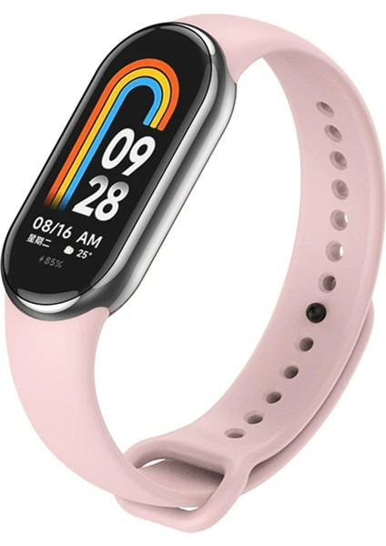 Xiaomi Mi Band 8 / 9 / 10 Uyumlu Akıllı Bileklik Yüksek Kalite Silikon Kordon Kayış