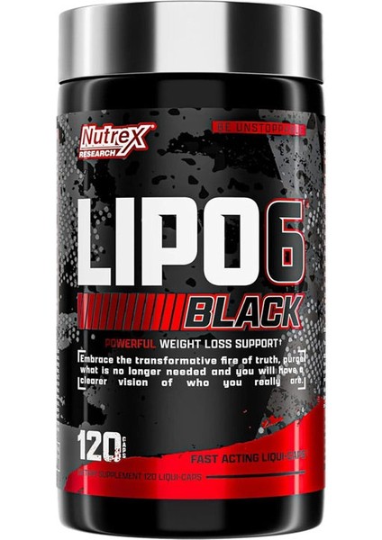 Lıpo 6 Black 120 Capsules