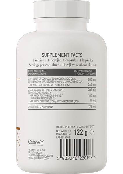 Pharma Cla Green Tea L Carnitine 90 Caps fiyatları