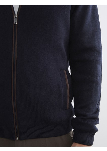 Yeni Sezon Standart Kalıp Kolej Yaka Erkek Triko Hırka modelleri