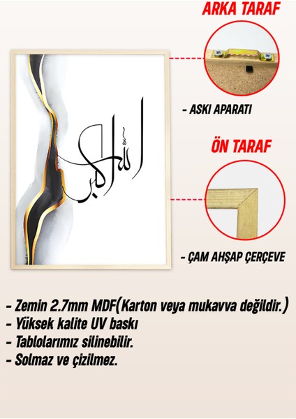 🖼️ Siyah, Gri ve Altın Renklerde Modern Hat Sanatı Çerçeveli Tablo Seti – 3’lü Kombin🖼️ CRV1091 23 x 32