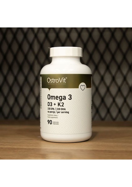 Omega 3 D3+K2 90 Capsules