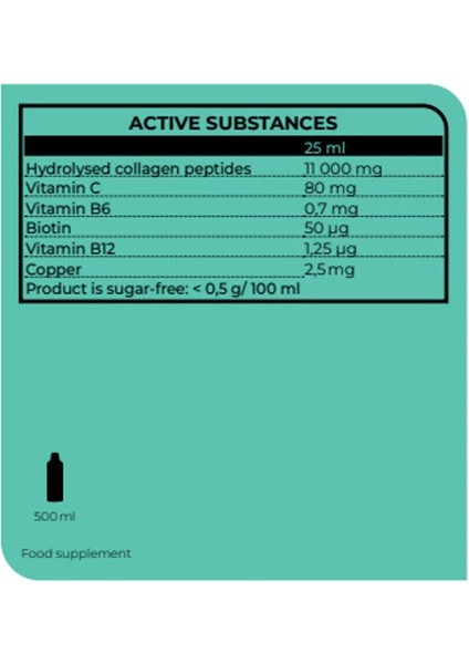 Collagen Kolajen Liquid 500 ml modelleri