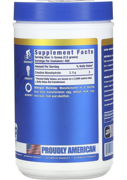 Vital Edition Creatine Xs Powder Unflavored 1 kg - 400 Servis fiyatları