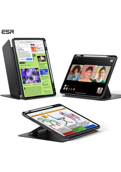 iPad Air 13 M2-M3 (2025) Flip (Kalem Kontrol) Kılıf