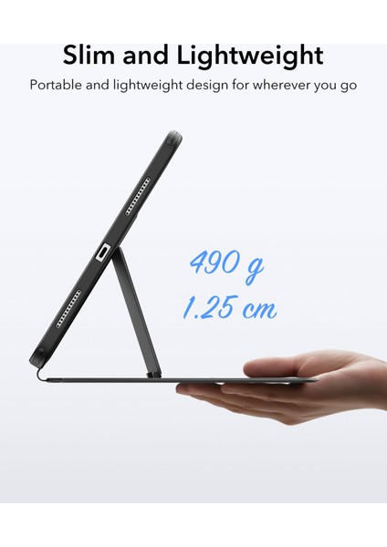 iPad Air 13 M2-M3 (2025) Flip (Kalem Kontrol) Kılıf