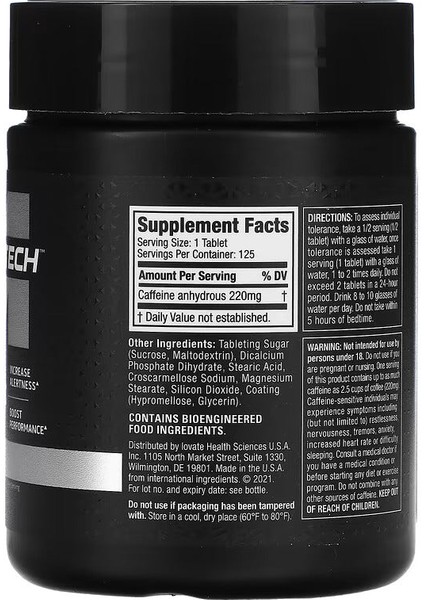 , Platinum 100% Caffeine,(Kafein) 220 Mg, 125 Tablet fiyatları