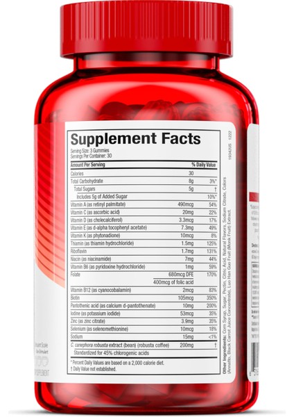Hydroxycut Vitamin Gummies - 99% Caffeine Free 90 Gummies modelleri