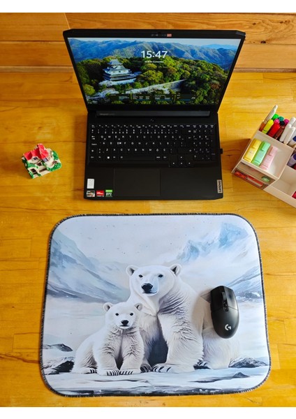 55X45 cm Kutup Ayısı Kaydırmaz Taban Speed Yüzey Oyuncu Mouse Pad Gaming Pad fiyatları