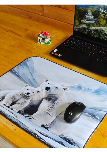 55X45 cm Kutup Ayısı Kaydırmaz Taban Speed Yüzey Oyuncu Mouse Pad Gaming Pad indirimleri