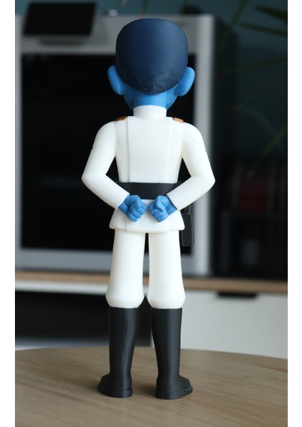 Grand Admiral Thrawn 3D Figür 25 cm modelleri