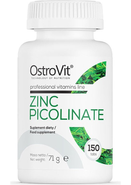 Zinc(Çinko) Picolinate 150 Tablet