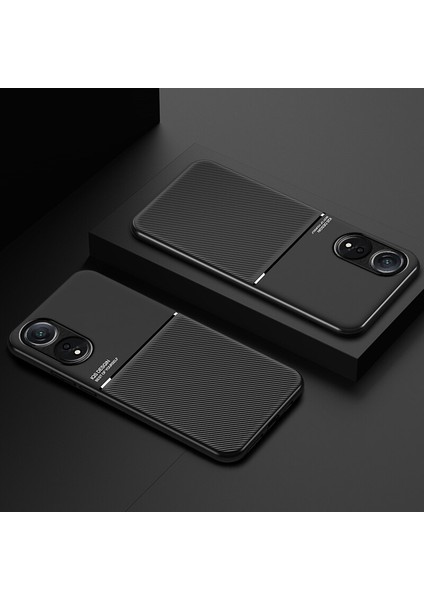 Oppo A78 4g Kılıfı, Şık Moire Gömülü Demir Plaka Halkasız Braketli Telefon Kılıfı-Kırmızı (Yurt Dışından) indirimleri