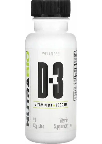 Vitamin D3 50 Mcg 2,000 Iu 90 Capsules
