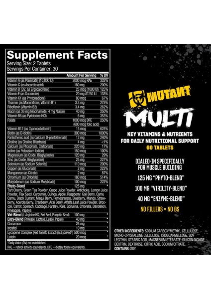 High Potency Multivitamin 60 Tablet fiyatları