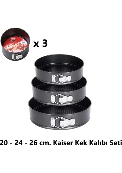 Kelepçeli Kek Kalıbı Seti