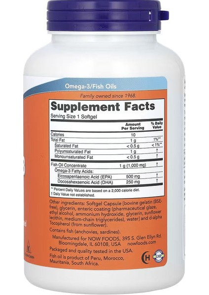 , Ultra Omega-3 Fish Oil, 180 Softgels fiyatları