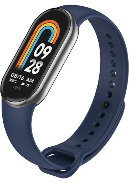 Xiaomi Mi Band 8 / 9 / 10 Uyumlu Akıllı Bileklik Yüksek Kalite Silikon Kordon Kayış