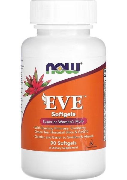 , Eve, Superior Women's Multi Vitamin (MOLYBDENUM+İNOSITOL+SELENIUM+COQ10 90 Softgels