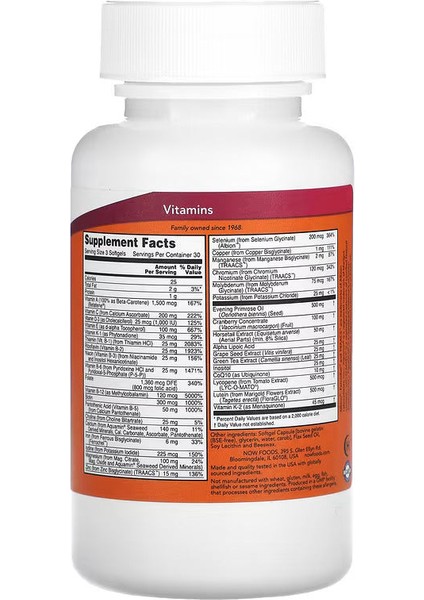 , Eve, Superior Women's Multi Vitamin (MOLYBDENUM+İNOSITOL+SELENIUM+COQ10 90 Softgels modelleri