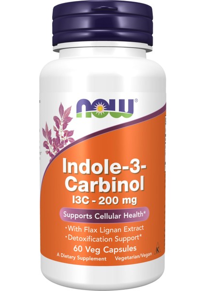 Indole-3-Carbinol 200 Mg, 60 Vegetable-Based Capsules