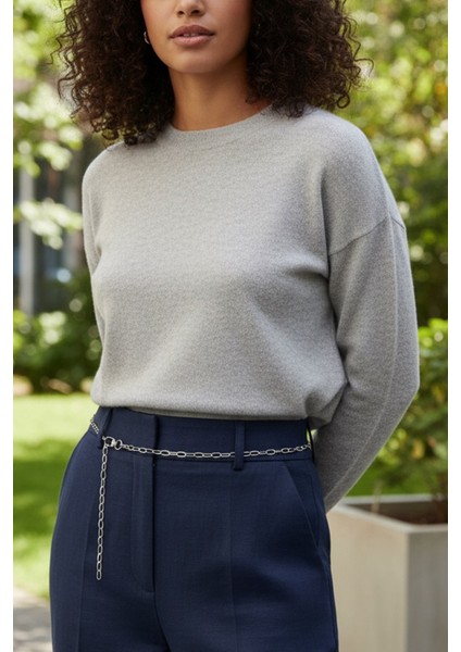 Pınkmark Kadın Gümüş Zincir Kemer PMKM25637 indirimleri