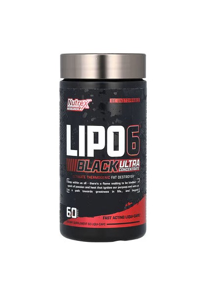 Research, Lıpo-6 Black, Ultra Concentrate, 60 Liqui-Caps