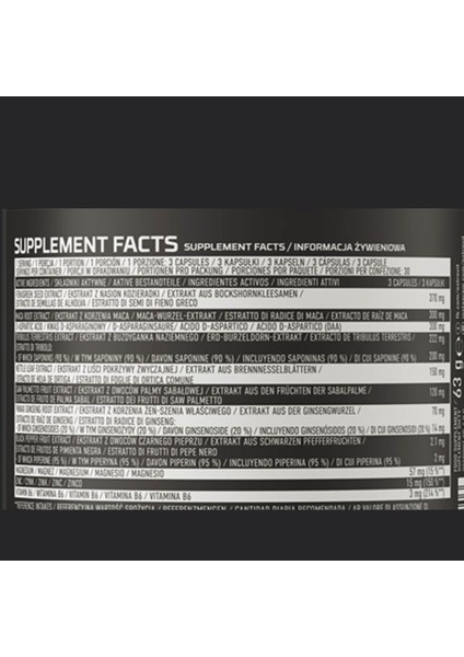 Testo Extreme 90 Caps fiyatları