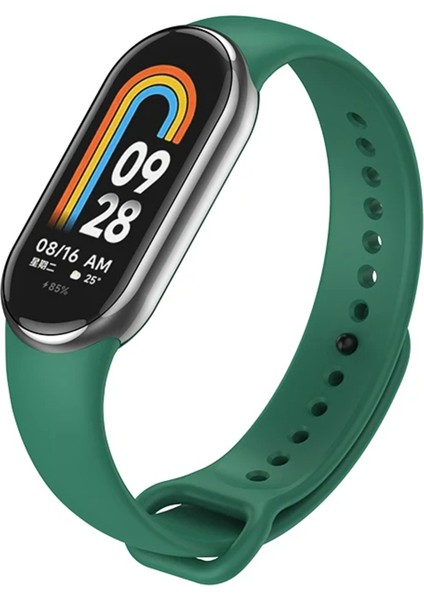 Xiaomi Mi Band 8 / 9 / 10 Uyumlu Akıllı Bileklik Yüksek Kalite Silikon Kordon Kayış