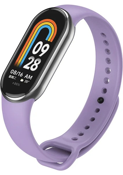 Xiaomi Mi Band 8 / 9 / 10 Uyumlu Akıllı Bileklik Yüksek Kalite Silikon Kordon Kayış