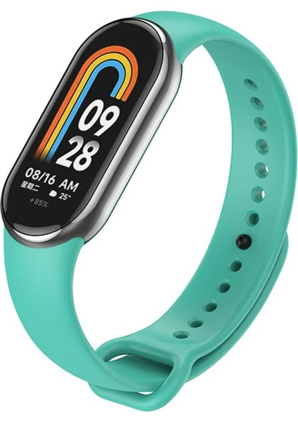 Xiaomi Mi Band 8 / 9 / 10 Uyumlu Akıllı Bileklik Yüksek Kalite Silikon Kordon Kayış