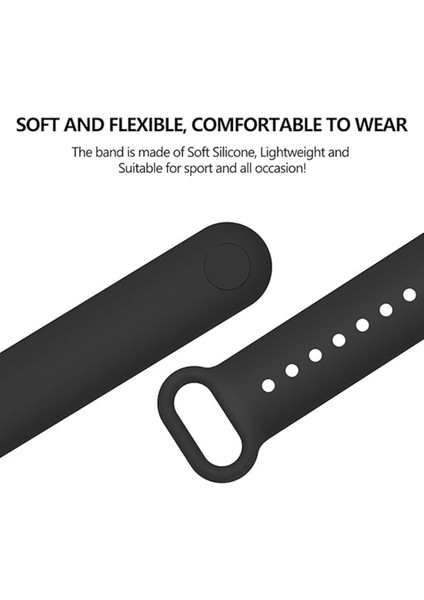 Xiaomi Mi Band 8 / 9 / 10 Uyumlu Akıllı Bileklik Yüksek Kalite Silikon Kordon Kayış fırsatları